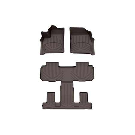 Weathertech Cocoa, Front and Rear FloorLiner HP 4712691-4712282IM