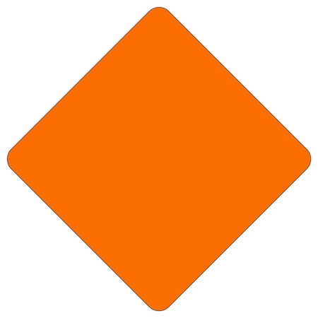 Sign Solutions Usa DG3 FLUOR Dbl .125 48'' Diamond Sheeted Blank, FOR US12DFO48DIADBLBLANK