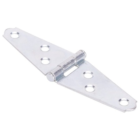 Prosource Strap Hinge, 1.2 mm Thick Leaf, Steel, 180 Range of Motion, Screw Mount Mounting LSH-Z02-013L
