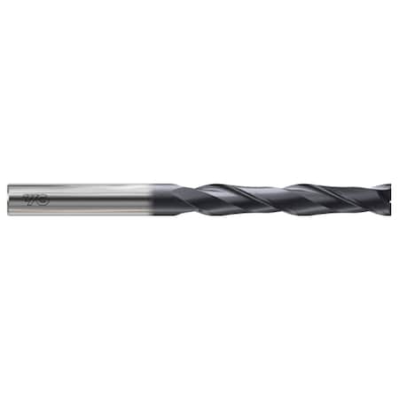 Yg-1 Tool YGBasix Carbide 2 Flute 30deg. Helix Ex-Long Length E/M Coated G9H93040N