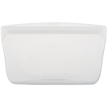 Progress Int STORAGE BAG 112 Cup Capacity Zipper Closure Clear Silicone Reusable PKS-20C