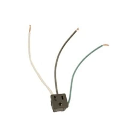 Leviton Snap-In Receptacle 15 Amp, 125 Volt 1374-1