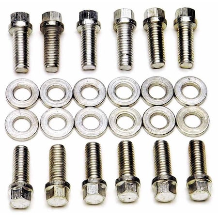 Edelbrock 8504 No.2101 Intake Manifold Bolt Kit for Small Block Chevy 262400 EDE8504