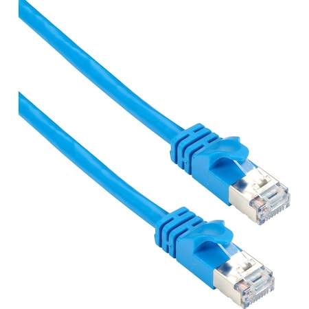 Black Box 20Ft Bl Cat6A 500-Mhz Stranded Ethernet Cable F/Utp Pvc Snagless CAT6APCS-020-BL