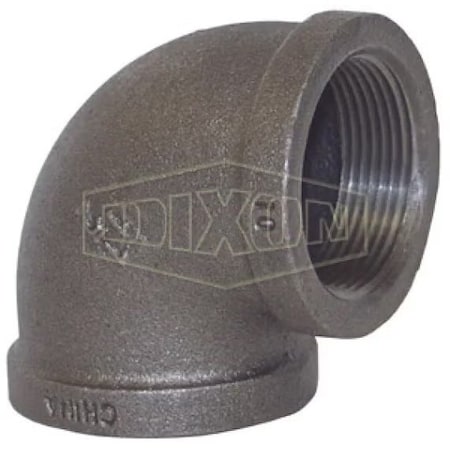 Dixon 90Deg Pipe Elbow, 2 in Nominal, FNPT End Style, Iron EL90200
