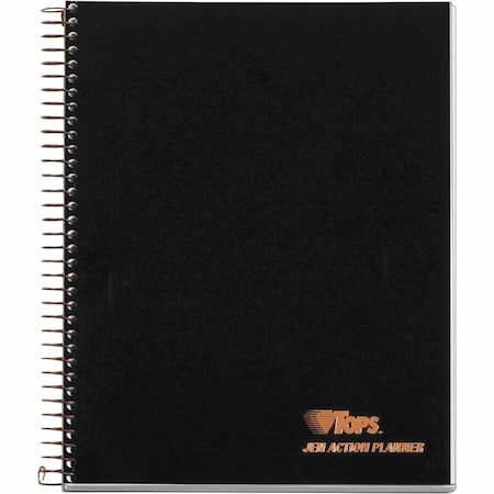 Tops 8-1/2 x 6-3/4" Wired Planner Pad, 100 Pg TOP63828