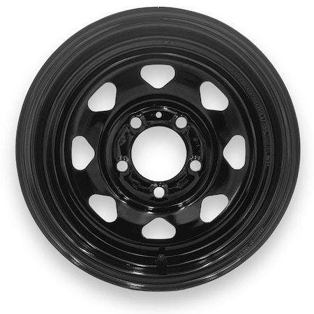 Steel Master 14X6 5 On 4.5 Black Boxed Wheels 600650BLK