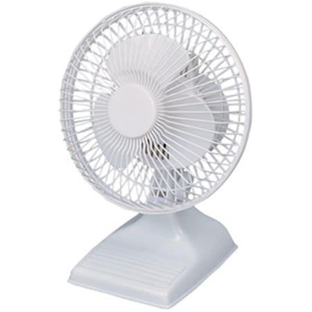 Swivel 6 in. Personal Table Fan White SW670591