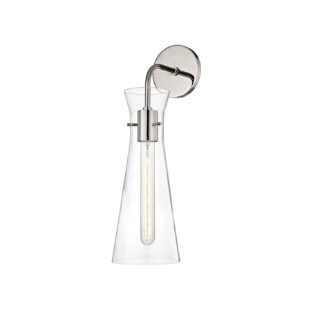 Mitzi Anya 1 Light Wall Sconce 5.5 In. Polished Nickel H112101-PN