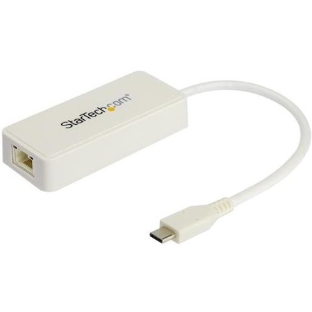 Startech.Com USB C GIGABIT ETHERNET ADAPTER SECURELY CONNECTS TO WIRED NETWORK LAN USING RJ US1GC301AUW