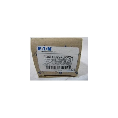 Eaton EATON E34 PUSHBUTTON, GREEN, CORROSION RESISTANT ASSEMBLED INDICATING LIGHT, PRE E34FPB297LRP2A
