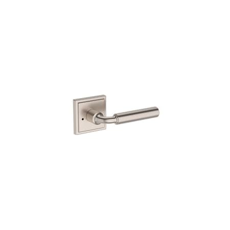 Baldwin Residential Door Levers Privacy Right Hand Satin Nickel PVLACSSR150