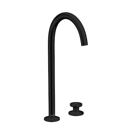 Axor ONE 2-Hole Single-Handle Faucet 260, 1.2 GPM in Matte Black 48060671