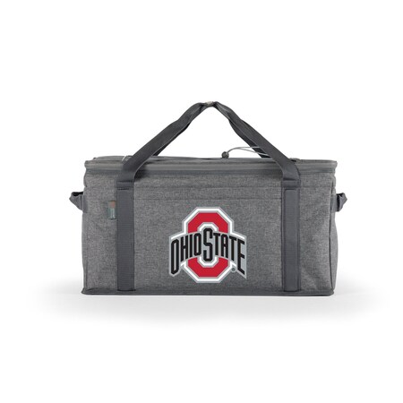 Picnic Time Family Of Brands NCAA Ohio State Buckeyes 64 Can Collapsible Cooler, Large Insulated Soft Cooler Bag 716-00-105-444-0