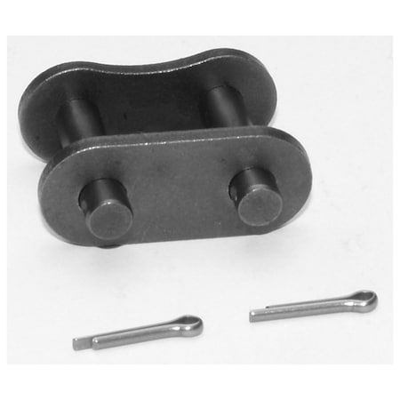 Senqcia Hi-Max Heavy Series Single Strand Cottd Connecting Link, 100H chain, 1.25P, 1.99 OAW, .376 Pin 100HHMCL