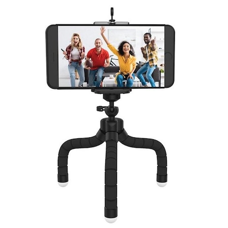Idance Universal Phone Tripod, Portable and Flexible with BT Wireless Remote Control. MS1810