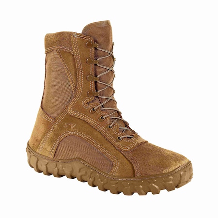 Rocky Waterproof Military Boot, Leather Upper, Rubber Outsole, Coyote Brown, 9.5 M RKC055