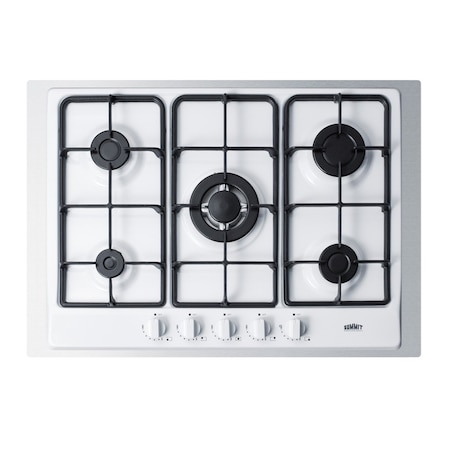 Summit 30in Wide 5-Burner Gas Cooktop GC5271WTK30