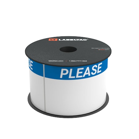Labeltac LabelTac 4 and Pro Model Die-Cut inPleasein Header Supply 3in x 5in, 200 labels per roll LT35PLEASE