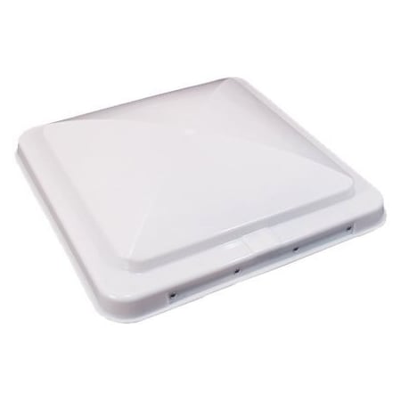 Hengs Industries Replacement Easy Change Lid For Hengs/ Elixir Universal And Ventline Vents, White, With Slide Bar 90110A-C1