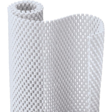 Con-Tact Brand Shelf and Drawer Liner, 4 ft L, 12 in W, FoamPVC, Bright White 04F-C6L52-06