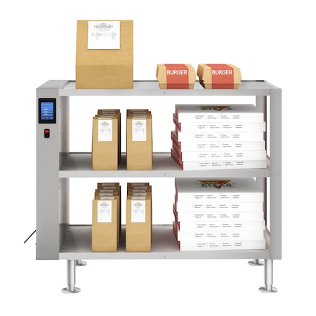 Koolmore Three-Shelve Commercial Take Out Warmer Cabinet with Touch Screen in Stainless-Steel, UL KM-WSC-T3