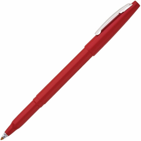Pentel Pen, Writer, Rollerbl, 0.8, Rd, PK12 R100B