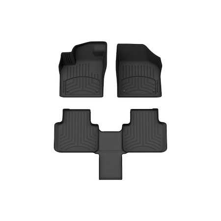 Weathertech Black, Front and Rear FloorLiner HP 441084-1-2IM