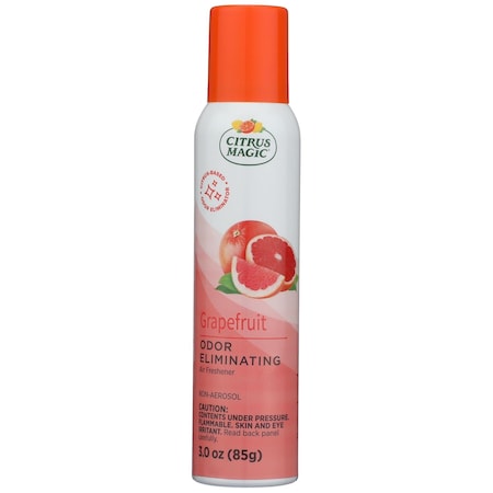 Citrus Magic Grapefruit Scent Air Freshener Spray 3 oz Aerosol 1 pk 612173277