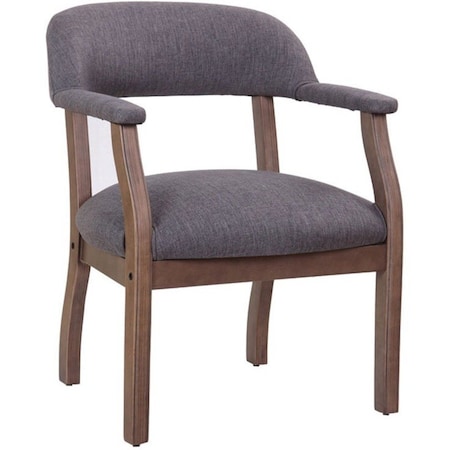 Boss Modern Chair, 24 in W 26" L 31" H, Fixed B9540DW-SG
