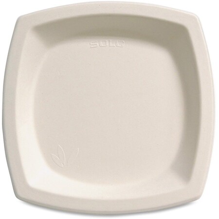 Solo SOLO® 6PSC-2050 Bare Eco-Forward Sugarcane Plates, 6-7/10" Dia., Ivory, 125/Pack 6PSC-2050