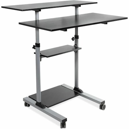 Mount-It Height Adjustable Rolling Stand up Desk MI-7970