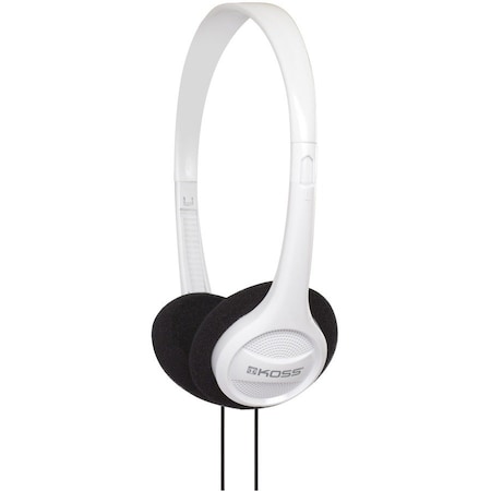 Koss KPH7W Headphone - Stereo - Wired - Over-the-head - Binaural - White KPH7W