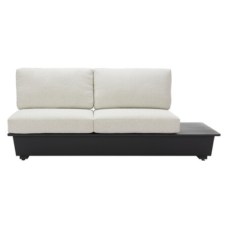 Homeroots 79" Beige Polypropylene Sofa 667653