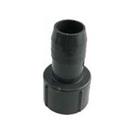 Boshart Industries 0279216 1.5 in. FPT Boshart Pipe Adapter, Gray - Polyethylene 279216