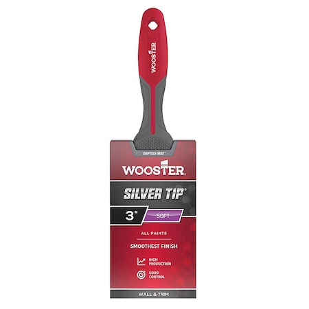 Wooster Silvertip 3 in. Soft Flat Wall Brush G5222-3