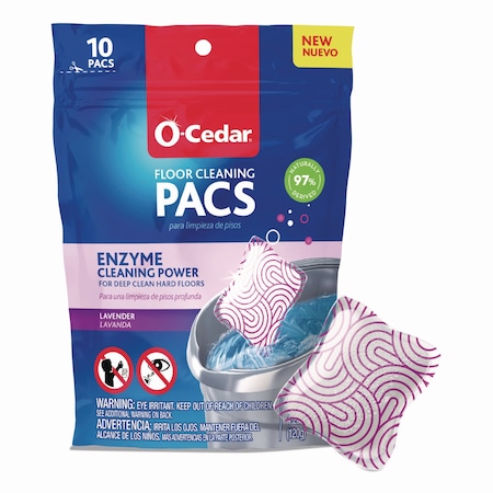 O-Cedar Cleaning PACS, Lavender Scent, 10PK 172402PK