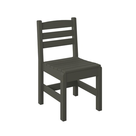 Polybird SIDE CHAIR "REGULAR HEIGHT".    COFFEE POLYBIRD P10-R