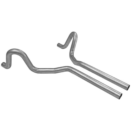 Flowmaster A-Body Prebent Tailpipes for 64-72 GM - 2.50 in. Rear Exit 15802
