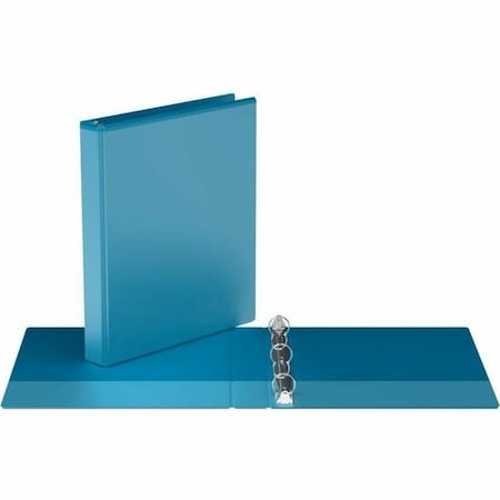 Davis Group Easyview Premium, Round Ring, Customizable, View Binder, (Turquois Blue, 1"), PK6 8411-52-06