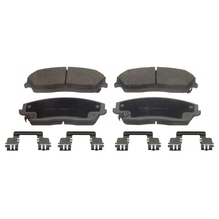 Wagner Brake ThermoQuiet Front Disc Brake Pad Set Ceramic, QC1056