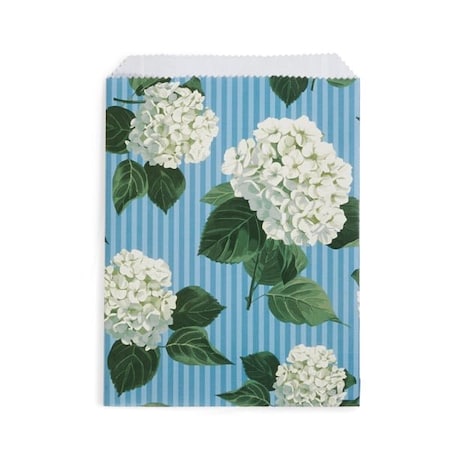 Nashville Wraps Hydrangea Blossoms Paper Merchandise Bags, 8.5x11, 500PK MB2HB