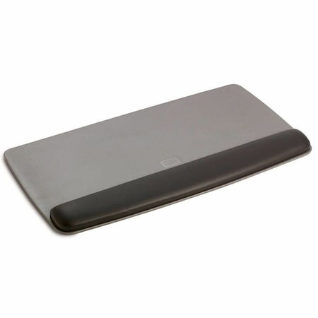 3M Gel Wristrest Platform for Keyboard, Black MMMWR420LE
