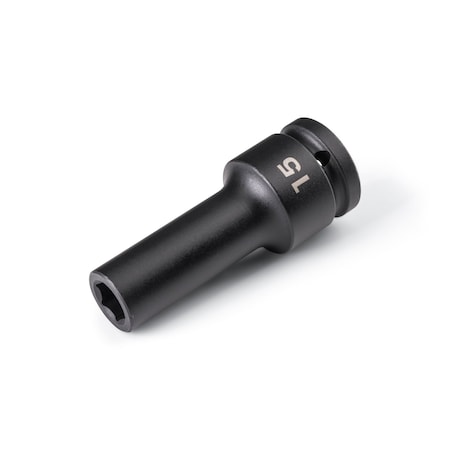 Tekton 3/4 Inch Drive x 15 mm Deep 6-Point Impact Socket SID33115