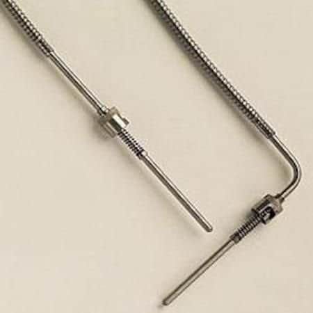 Omega Extruder RTD Probe, Bayonet, Spade Lugs, -50 degC to 480 degC, 0.187 " x 2.25 " Probe, 60 " Cable, BTTF-000-RTD-2 1/4-60-1-CC