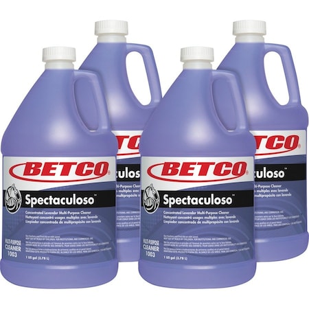 Betco Multipurpose Cleaner, Conc, Lavender, 1 Gal, Purple BET10030400CT