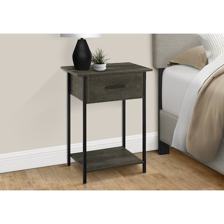 Monarch Specialties Rectangle 2 Tier Accent Table, 24 in W, 18 in L, 11.75 in H I 3815
