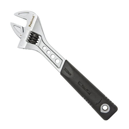 Proferred 8" Tiger Paw Adjustable Wrench w/Padded Handle, Matte Finish T06003