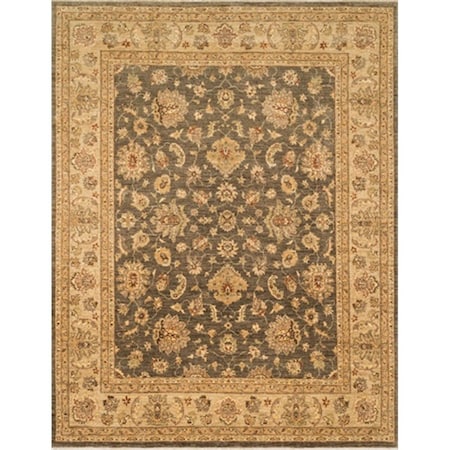 Loloi 5 ft. 6 in. x 8 ft. 6 in. Majestic Rectangular Shape Hand Knotted Area Rug- Smoke and Beige MAJEMM-08SKBE5686