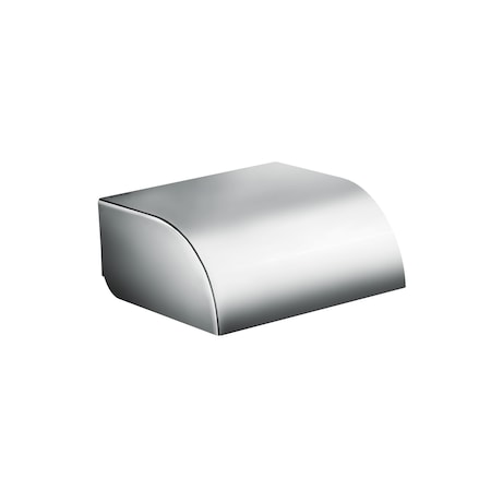 Axor Universal Circular Roll Holder with Cover in Chrome 42858000